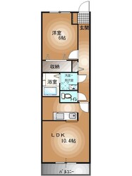 江曽島駅 徒歩15分 1階の物件間取画像